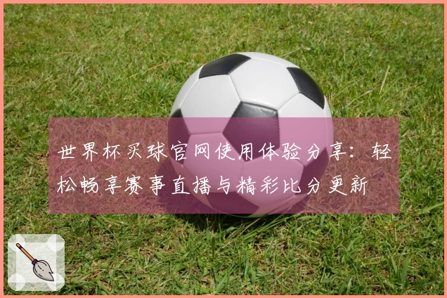 世界杯买球官网使用体验分享：轻松畅享赛事直播与精彩比分更新